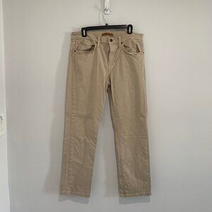 Joe's Women Beige Pant The Brixton Fit Size W 34